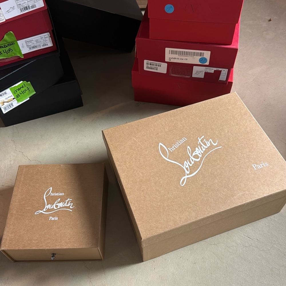 AUTHENTIC CHRISTIAN LOUBOUTIN BOXES